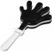 High-five hand clapper Solid black