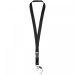 Sagan phone holder lanyard with detachable buckle Solid black