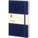 Moleskine Classic L hard cover notebook - ruled Prussian blue