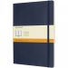 Moleskine Classic XL soft cover notebook - ruled Sapphire blue