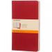 Moleskine Cahier Journal L - ruled Cranberry red