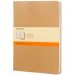 Moleskine Cahier Journal XL - ruled Kraft brown