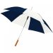 Lisa 23" auto open umbrella with wooden handle Navy