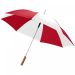 Lisa 23" auto open umbrella with wooden handle Red