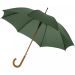 Kyle 23" auto open umbrella wooden shaft and handle Forest green