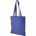 Madras 140 g/m² cotton tote bag 7L Royal blue