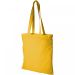 Madras 140 g/m² cotton tote bag 7L Yellow