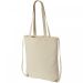 Eliza 240 g/m² cotton drawstring bag 6L Natural