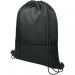 Oriole mesh drawstring bag 5L Solid black