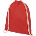 Orissa 100 g/m² organic cotton drawstring bag 5L