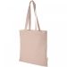 Orissa 100 g/m² organic cotton tote bag 7L Pale blush pink