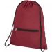 Hoss foldable drawstring backpack 5L Heather dark red