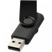 Rotate-metallic 4GB USB flash drive Solid black