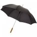 Lisa 23" auto open umbrella with wooden handle Solid black