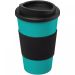 Americano® 350 ml insulated tumbler with grip Aqua blue