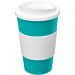 Americano® 350 ml insulated tumbler with grip Aqua blue