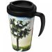 Brite-Americano® grande 350 ml insulated mug Solid black