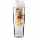 H2O Active® Tempo 700 ml flip lid sport bottle & infuser Transparent