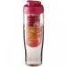 H2O Active® Tempo 700 ml flip lid sport bottle & infuser Transparent Transparent