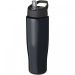 H2O Active® Tempo 700 ml spout lid sport bottle Solid black