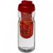 H2O Active® Base 650 ml flip lid sport bottle & infuser Transparent