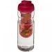 H2O Active® Base 650 ml flip lid sport bottle & infuser Transparent Transparent