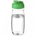 H2O Active® Pulse 600 ml flip lid sport bottle Transparent