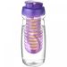 H2O Active® Pulse 600 ml flip lid sport bottle & infuser Transparent Transparent