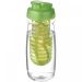 H2O Active® Pulse 600 ml flip lid sport bottle & infuser Transparent Transparent