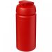 Baseline® Plus grip 500 ml flip lid sport bottle RED