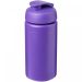 Baseline® Plus grip 500 ml flip lid sport bottle Purple