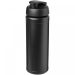 Baseline® Plus grip 750 ml flip lid sport bottle Solid black