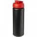 Baseline® Plus grip 750 ml flip lid sport bottle Solid black Solid black