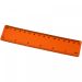 Rothko 15 cm plastic ruler ORANGE