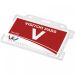 Vega plastic card holder Frosted clear