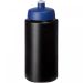 Baseline® Plus grip 500 ml sports lid sport bottle Solid black