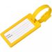 River window luggage tag Yellow