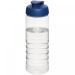 H2O Active® Treble 750 ml flip lid sport bottle Transparent