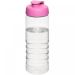 H2O Active® Treble 750 ml flip lid sport bottle Transparent