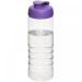 H2O Active® Treble 750 ml flip lid sport bottle Transparent