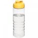 H2O Active® Treble 750 ml flip lid sport bottle Transparent