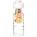 H2O Active® Treble 750 ml flip lid bottle & infuser Transparent Transparent