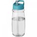 H2O Active® Pulse 600 ml spout lid sport bottle Transparent