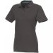 Beryl short sleeve women's organic recycled polo Storm grey