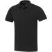 Emerald short sleeve unisex Aware™ recycled polo Solid black