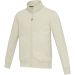 Galena unisex Aware™ recycled full zip sweater Oatmeal