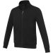 Galena unisex Aware™ recycled full zip sweater Solid black