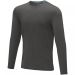 Ponoka long sleeve men's organic t-shirt Storm grey