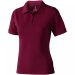 Calgary short sleeve women's polo Burgundy