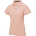 Calgary short sleeve women's polo Pale blush pink